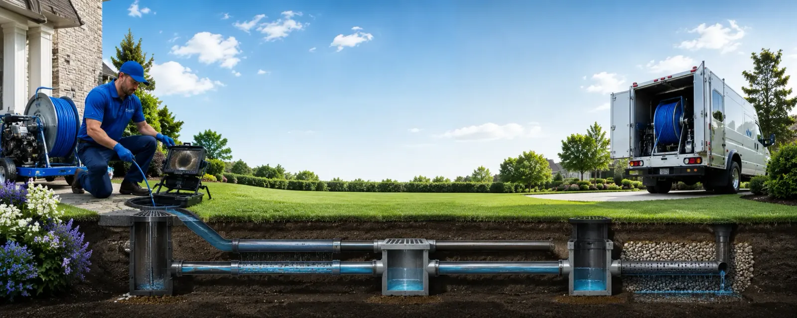 Outdoor drain cleaning information for Wood Lake, NE